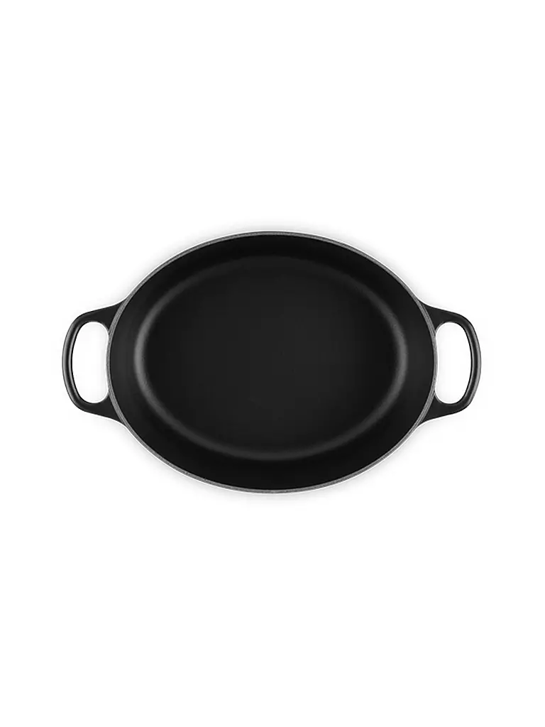 LE CREUSET | Bräter oval 29cm SIGNATURE Schwarz | schwarz