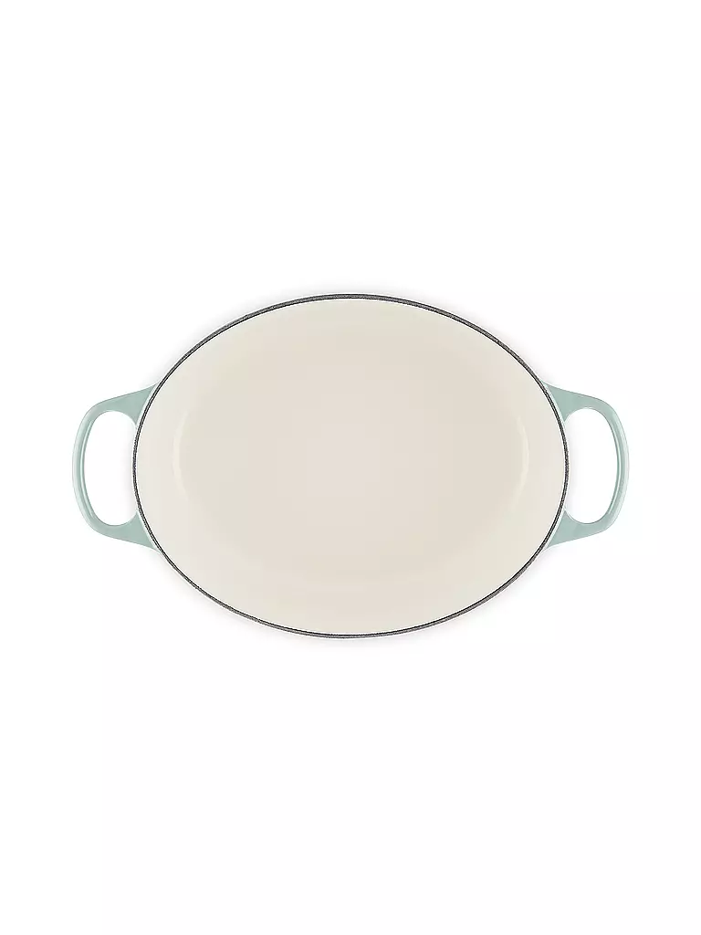 LE CREUSET | Bräter oval SIGNATURE 31cm 6,3l Sea Salt | blau
