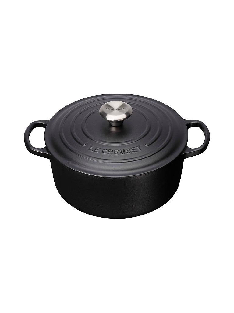 LE CREUSET | Bräter rund "Signature" 20cm (Schwarz) | schwarz