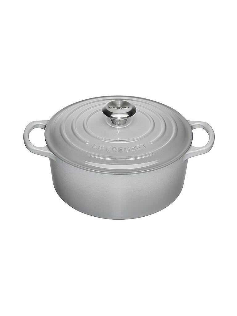 LE CREUSET | Bräter rund "Signature" 22cm (Perlgrau) | grau