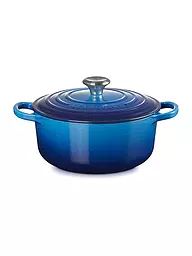 LE CREUSET | Bräter rund SIGANTURE 20cm/2,4l  | blau