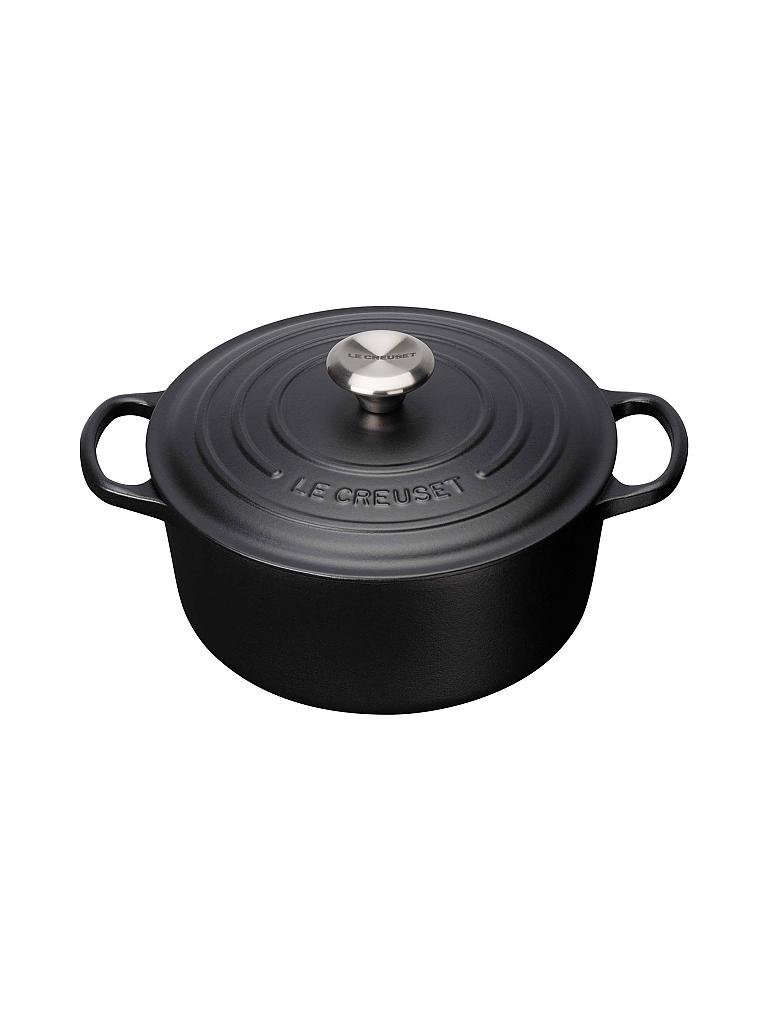 LE CREUSET | Bräter rund 22cm "Signature" 2,4L (Schwarz) | schwarz