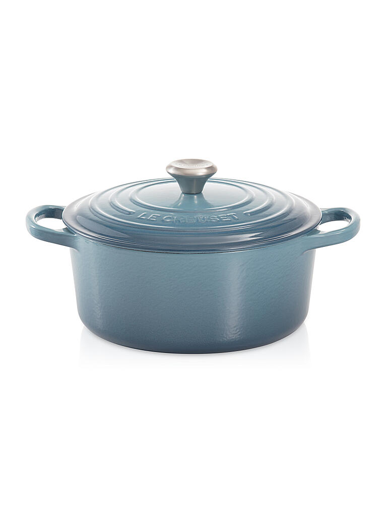 LE CREUSET | Bräter rund 22cm 3,3l Signature Marine | blau