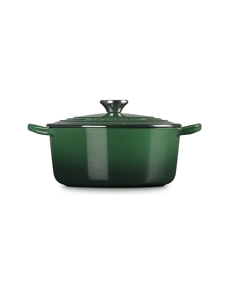 LE CREUSET | Bräter rund 22cm TRADITION Juniper | Dunkelgrün