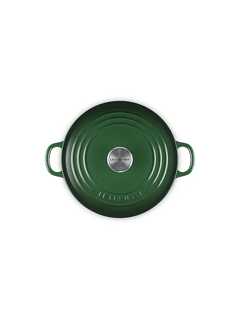 LE CREUSET | Bräter rund 22cm TRADITION Juniper | Dunkelgrün