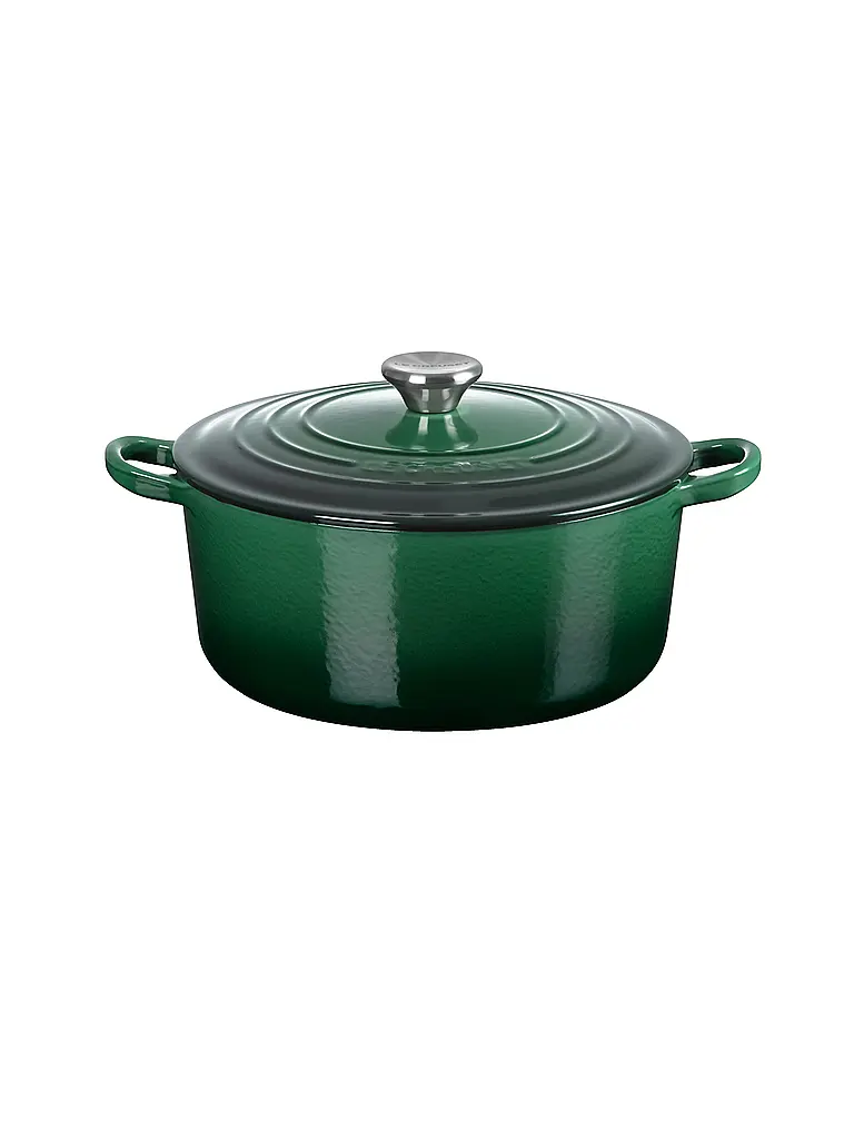 LE CREUSET | Bräter rund 26cm/5,3l TRADITION Juniper | Dunkelgrün