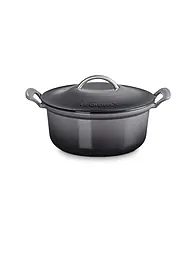 LE CREUSET | Bräter rund MODERN HERITAGE 26cm 4,6l Kirschrot | grau