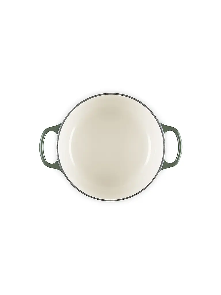 LE CREUSET | Bräter rund SIGANTURE 20cm/2,4l  | dunkelgrün