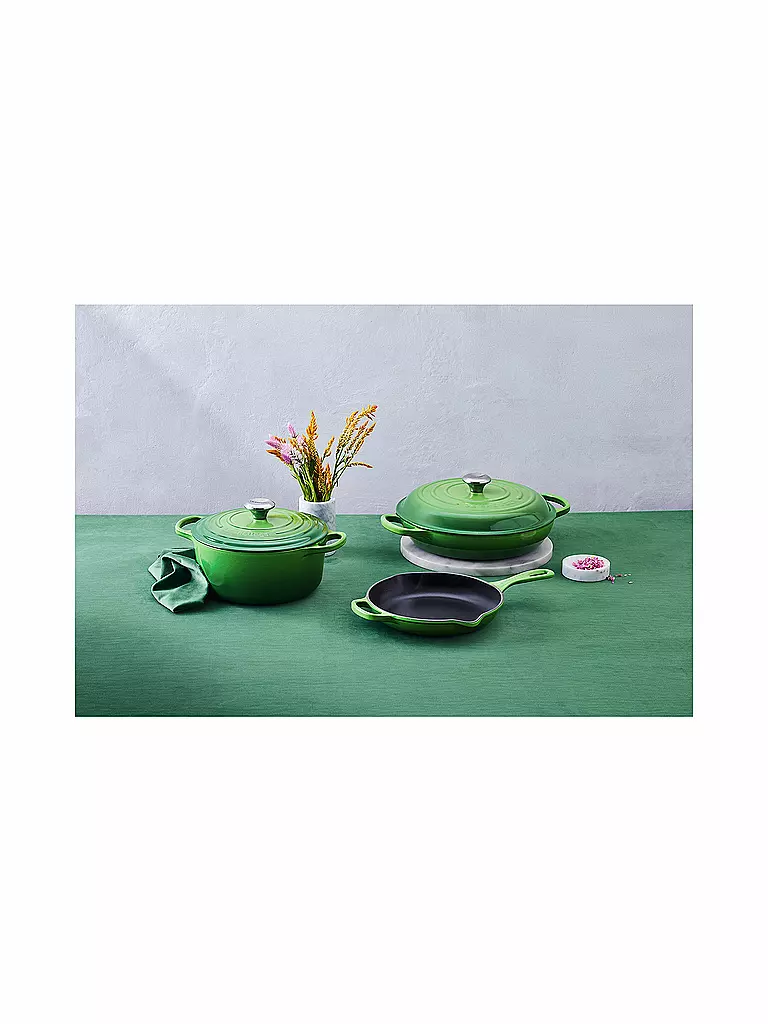 LE CREUSET | Bräter rund Signature 20cm Bamboo Green | grün