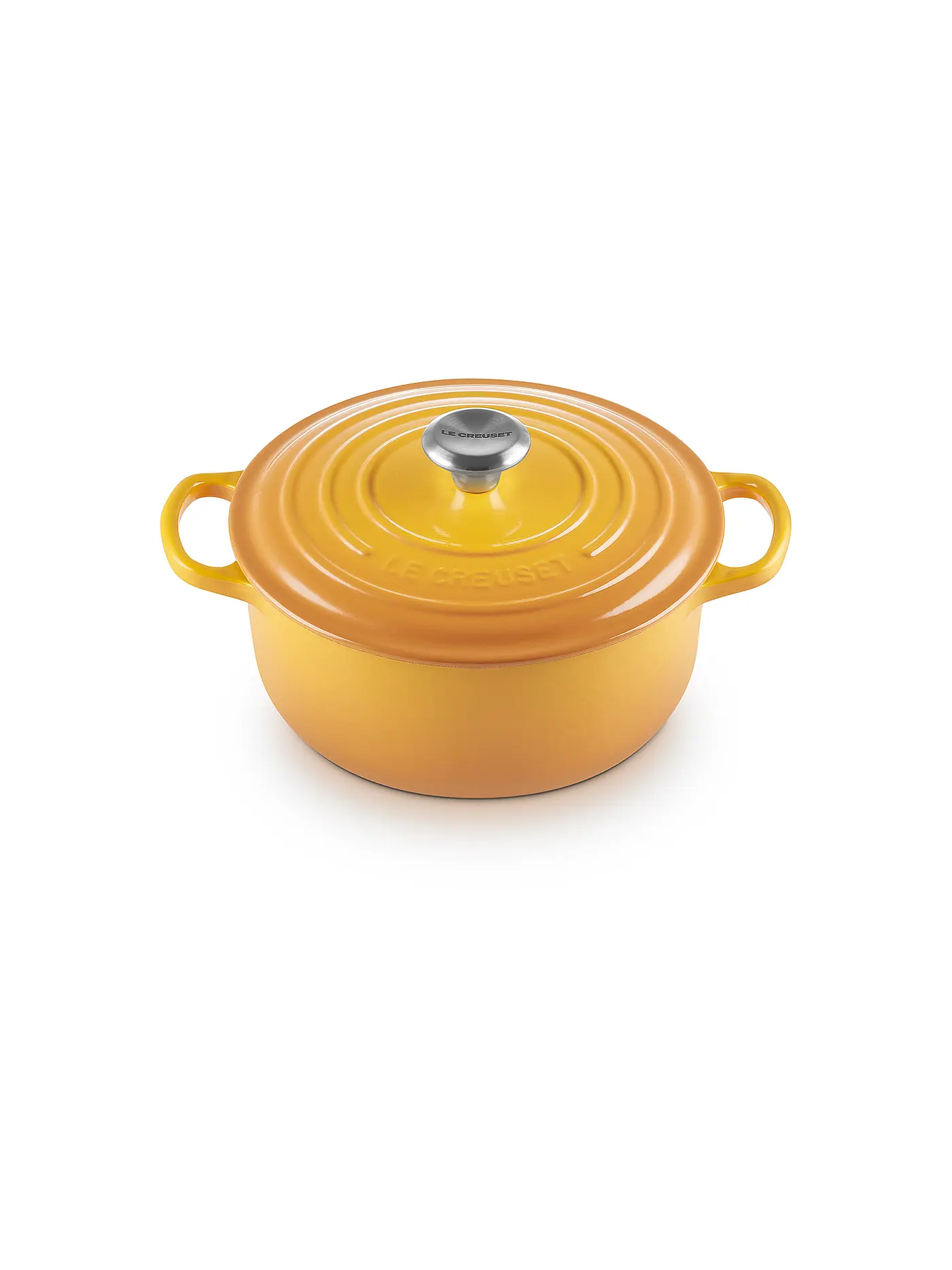 LE CREUSET | Bräter rund SIGNATURE 20cm/4,2l Nectar | gelb