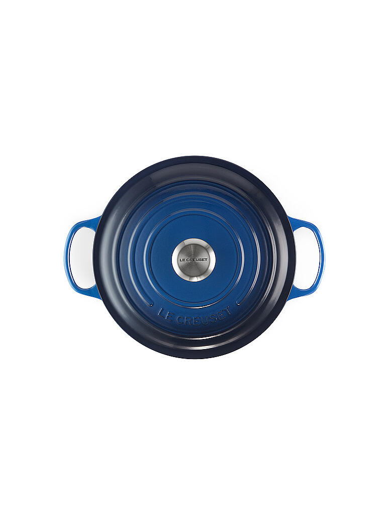 LE CREUSET | Bräter rund Signature 22cm Lapis Blau | blau