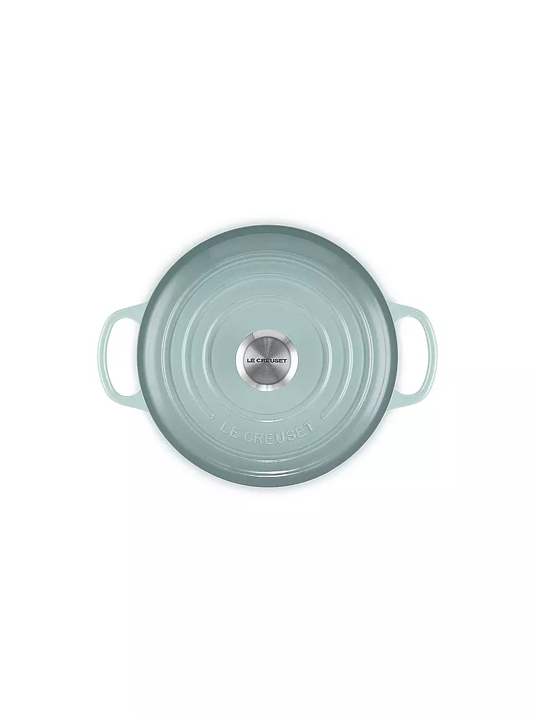 LE CREUSET | Bräter rund Signature 24cm/4,2l Sea Salt | gelb