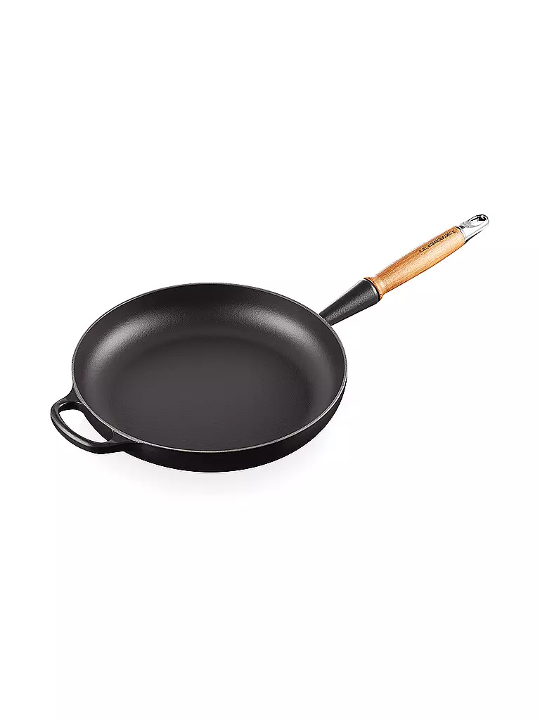 LE CREUSET | Bratpfanne Signature 28cm/2,6l Schwarz | hellgrau