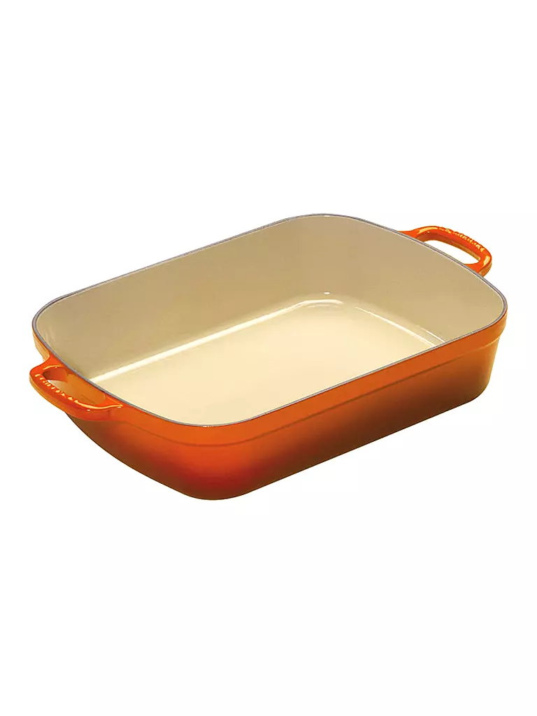 LE CREUSET | Bratreine 37x29cm/6,6l (Ofenrot)  | orange