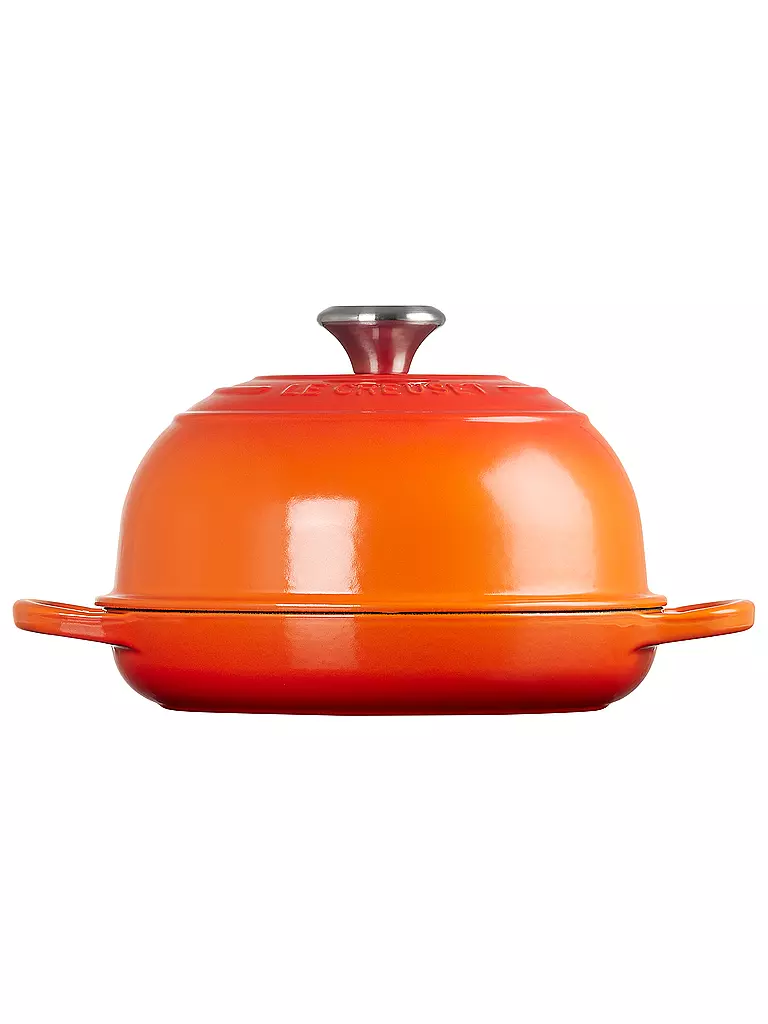 LE CREUSET | Brot Bräter aus Gusseisen 24cm/1,6l Ofenrot | schwarz