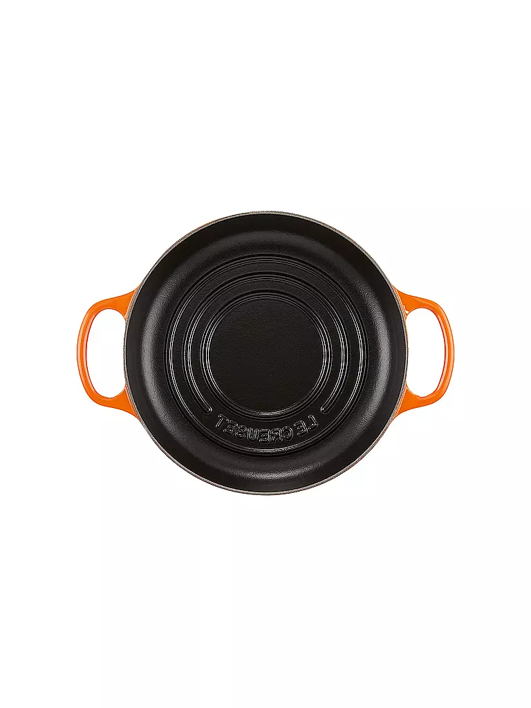 LE CREUSET | Brot Bräter aus Gusseisen 24cm/1,6l Ofenrot | schwarz