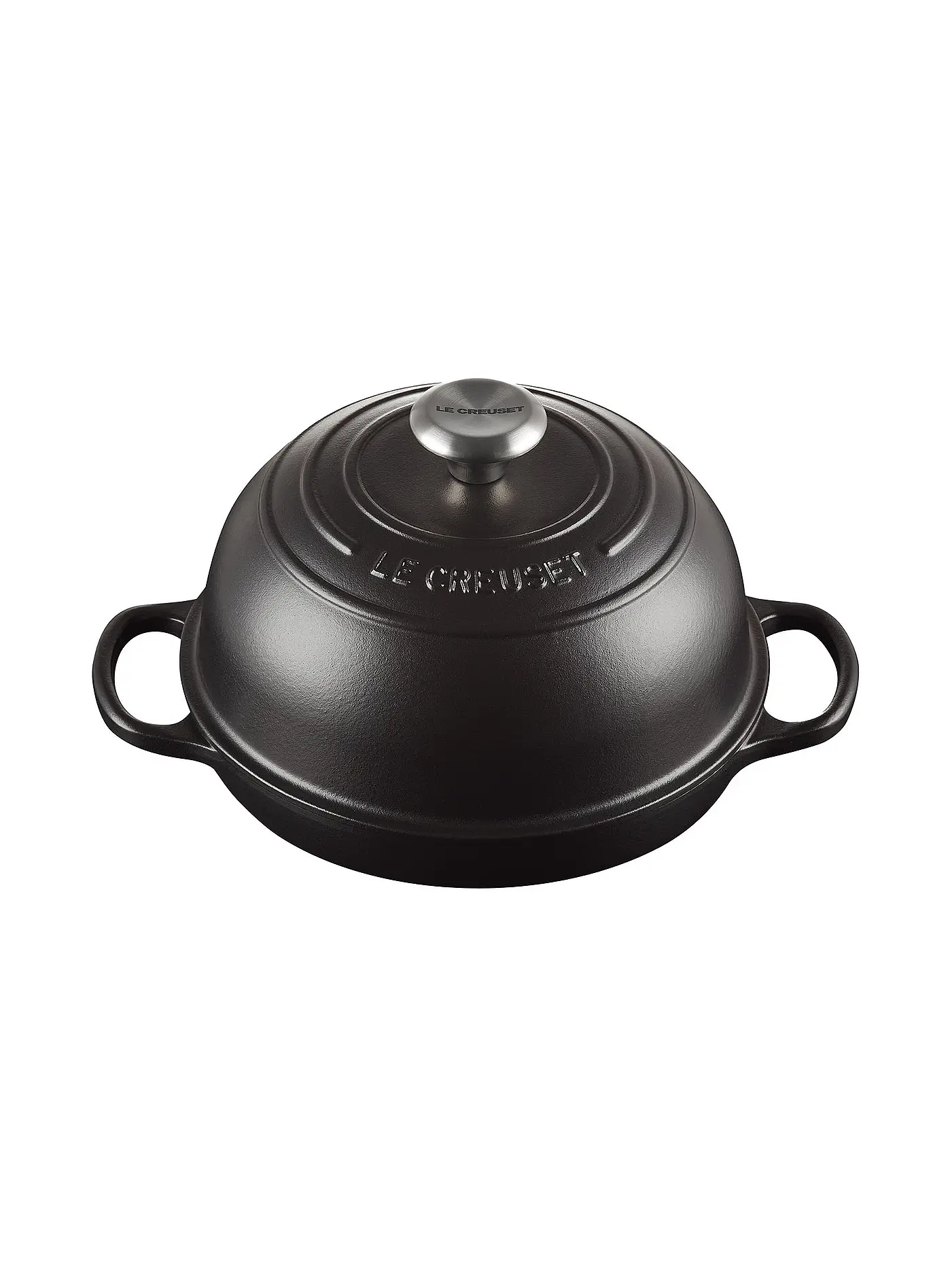 LE CREUSET | Brot Bräter aus Gusseisen 24cm/1,6l Schwarz | schwarz