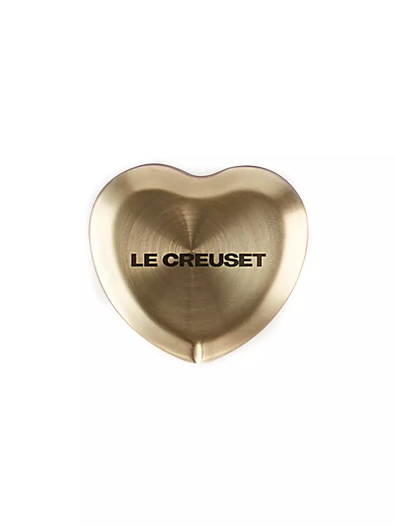 LE CREUSET | Deckelknopf Herz 4,7cm SIGNATURE Hellgold | silber