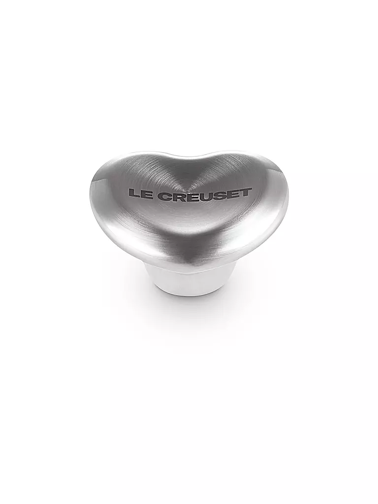 LE CREUSET | Deckelknopf Herz 4,7cm SIGNATURE | silber