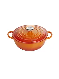 LE CREUSET | Familientopf  28cm La Marmite SIGNATURE Sea Salt | orange