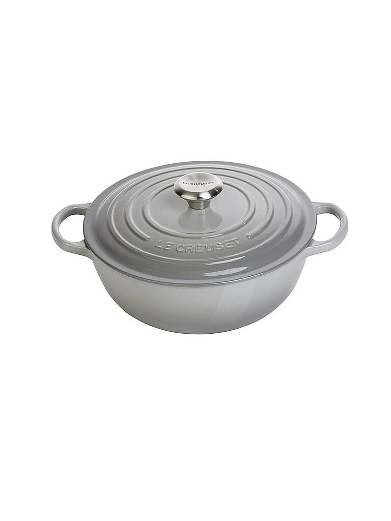 LE CREUSET | Familientopf "La Marmite Signature" 28cm (Perlgrau) | grau