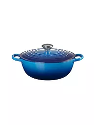 LE CREUSET | Familientopf  28cm La Marmite SIGNATURE Sea Salt | blau
