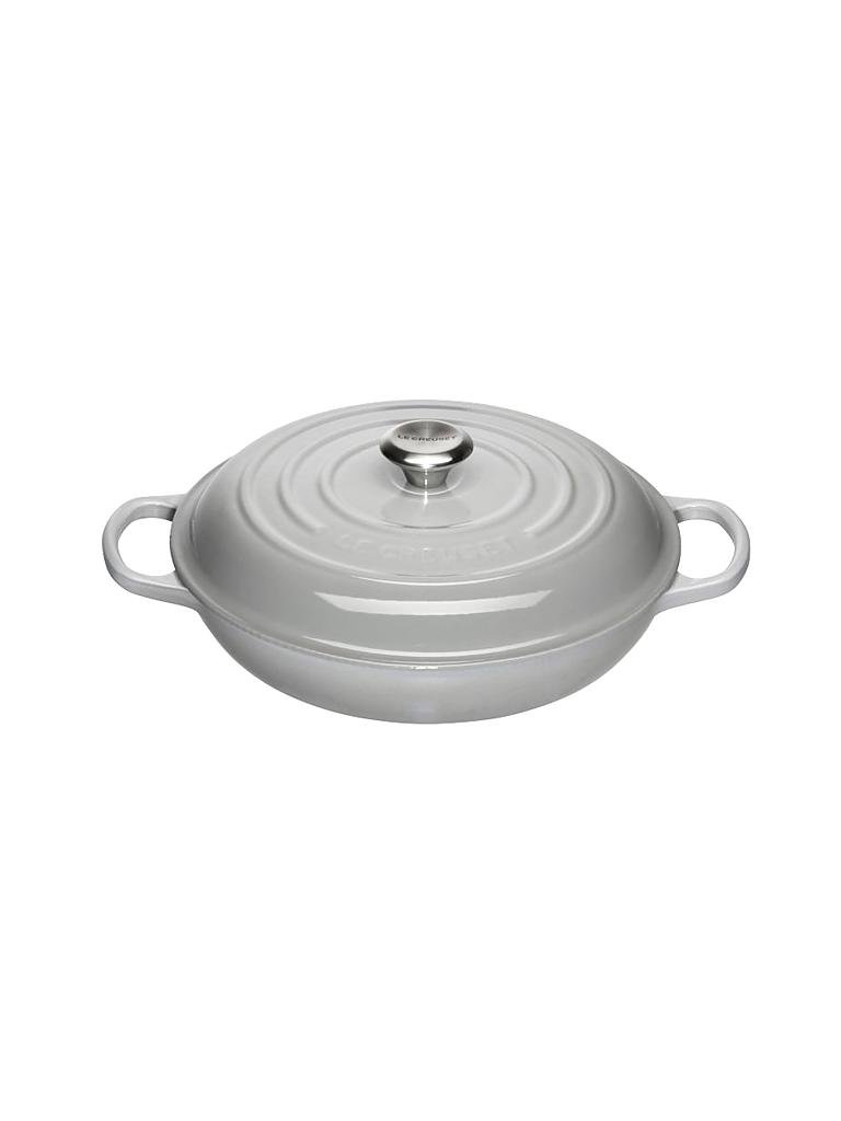 LE CREUSET | Gourmet Profitopf "Signature" 30cm (Perlgrau) | grau