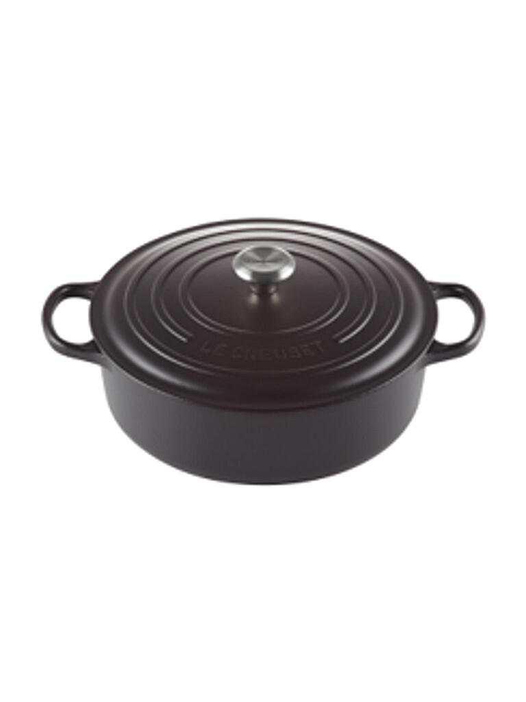 LE CREUSET | Gourmet-Bräter Signature  24cm Schwarz | schwarz