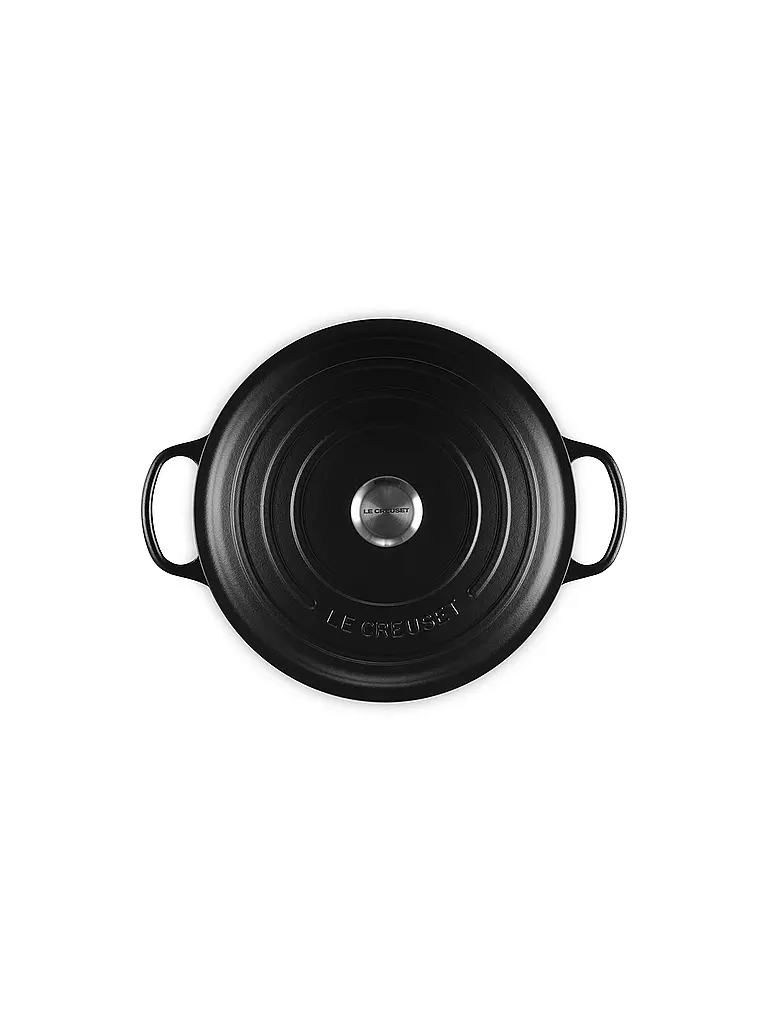 LE CREUSET | Gourmet-Bräter SIGNATURE 30cm Schwarz  | schwarz