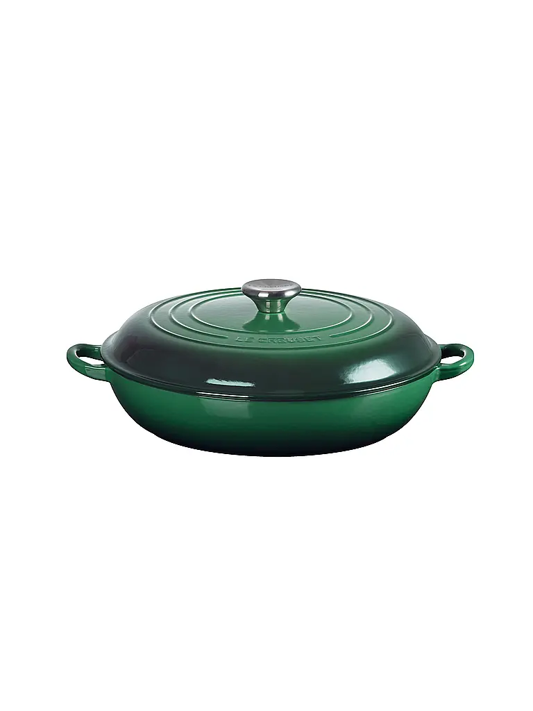 LE CREUSET | Gourmet-Profitopf 30cm/3,5l TRADITION Juniper | Dunkelgrün