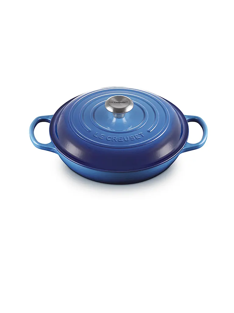 LE CREUSET | Gourmet-Profitopf SIGNATURE 26cm Azure | blau
