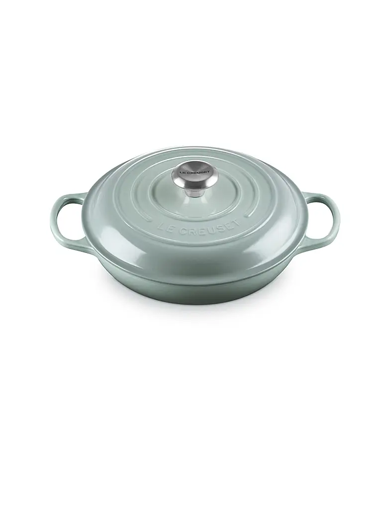 LE CREUSET | Gourmet-Profitopf SIGNATURE 26cm Sea Salt | hellgrau