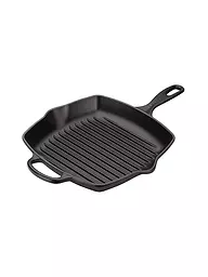 LE CREUSET | Grillpfanne quadratisch 26x26cm SIGANTURE Thyme | schwarz