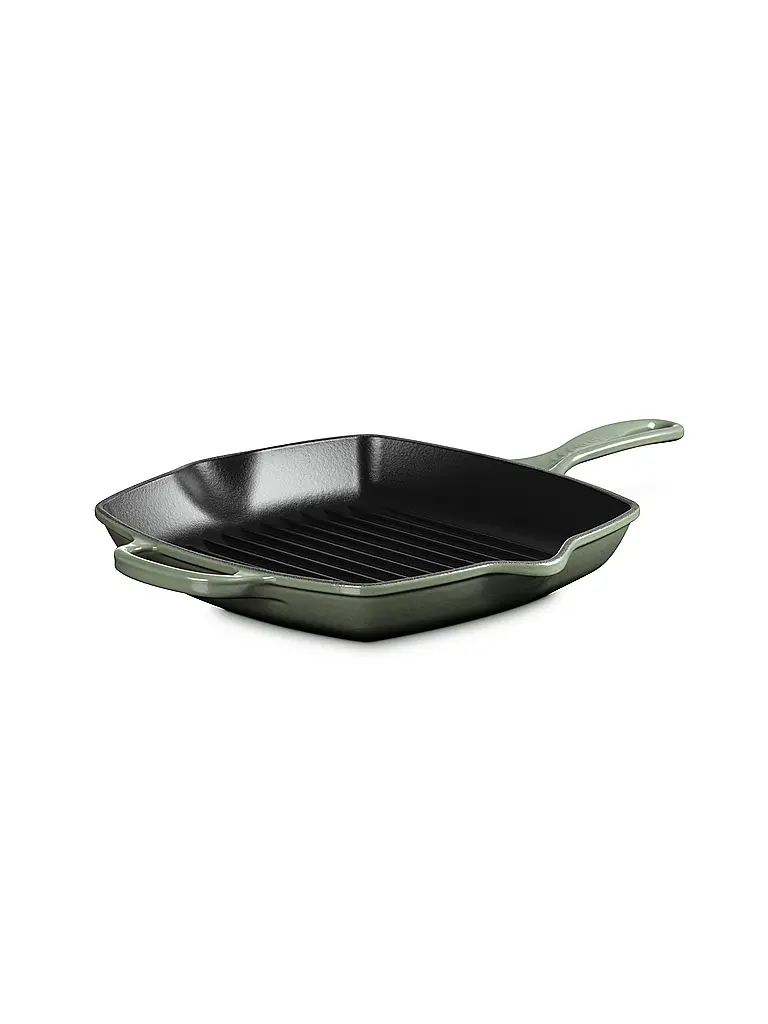 LE CREUSET | Grillpfanne quadratisch 26x26cm SIGANTURE Thyme | dunkelgrün