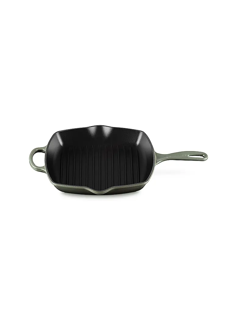LE CREUSET | Grillpfanne quadratisch 26x26cm SIGANTURE Thyme | dunkelgrün