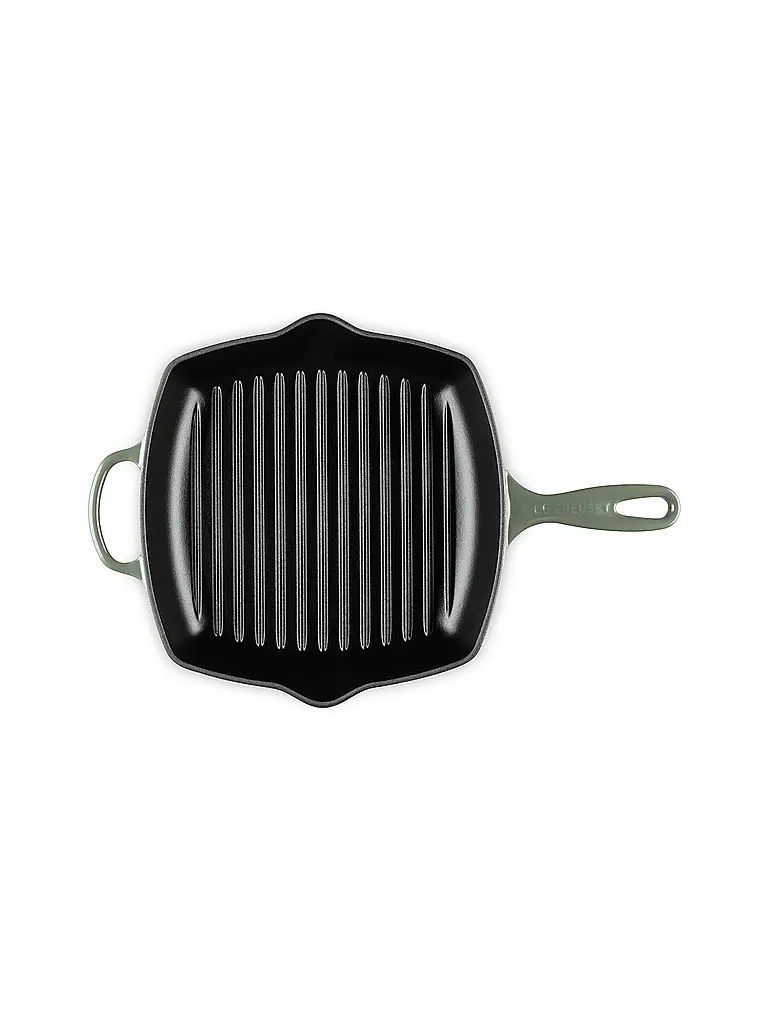 LE CREUSET | Grillpfanne quadratisch 26x26cm SIGANTURE Thyme | dunkelgrün