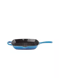 LE CREUSET | Grillpfanne quadratisch 26x26cm SIGANTURE Thyme | blau