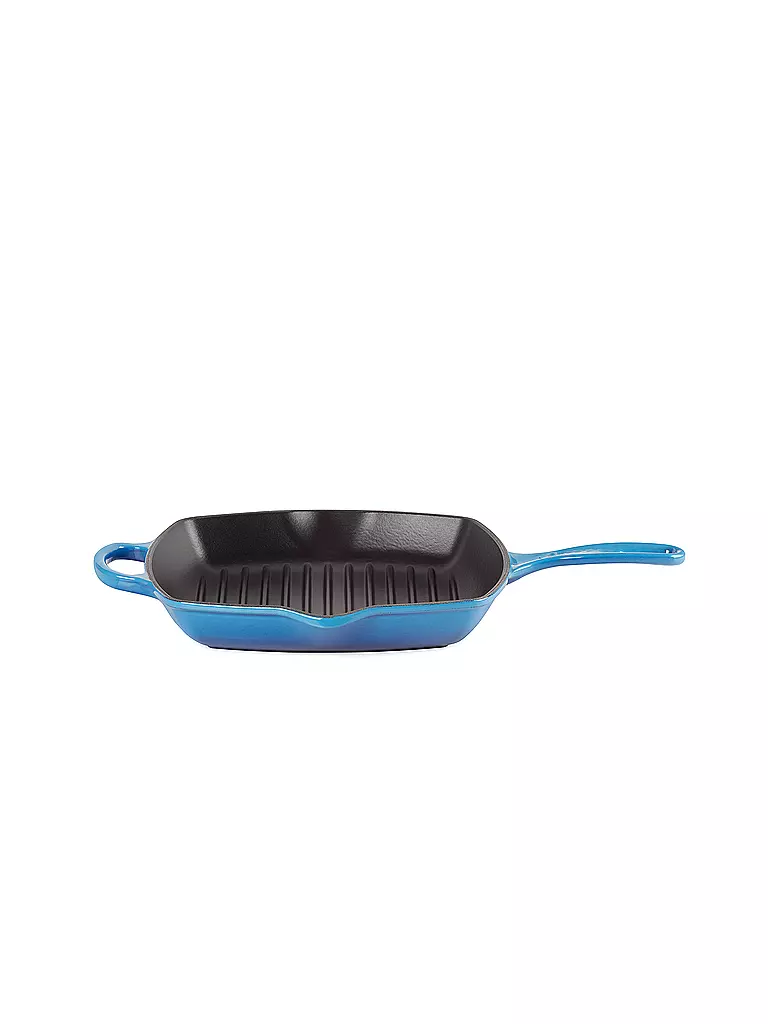 LE CREUSET | Grillpfanne quadratisch 26x26cm SIGNATURE Azure | blau