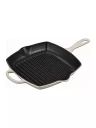 LE CREUSET | Grillpfanne quadratisch 26x26cm SIGANTURE Thyme | creme