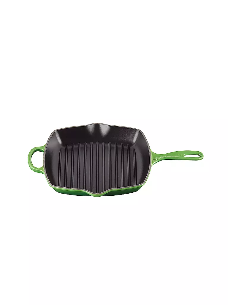 LE CREUSET | Grillpfanne quadratisch Signature 26cm Bamboo Green | grün