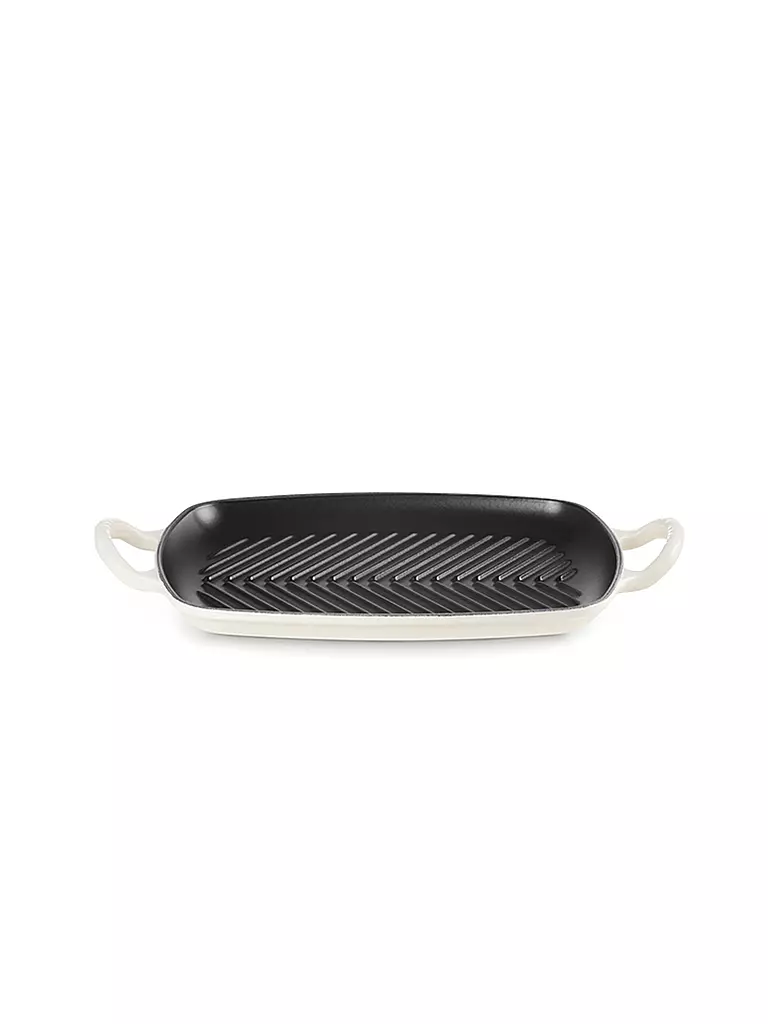 LE CREUSET | Grillpfanne rechteckig SIGNATURE 30x27cm Meringue | creme