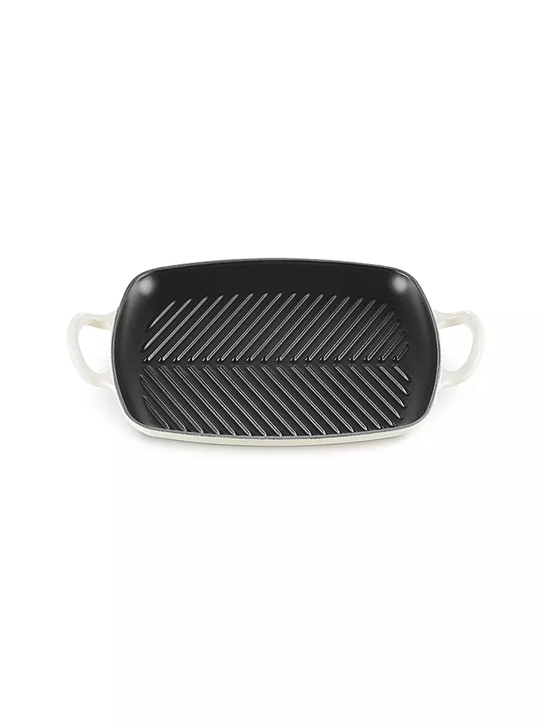 LE CREUSET | Grillpfanne rechteckig SIGNATURE 30x27cm Meringue | creme