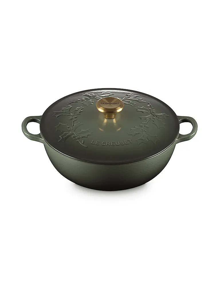 LE CREUSET | Kochtopf mit Deckel 26cm/4,1l  LA MARMITE HOLLY Thyme | Dunkelgrün