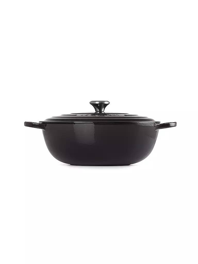 LE CREUSET | La Marmite - Familientopf Signature 24cm Schwarz | schwarz