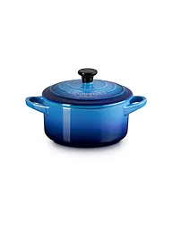 LE CREUSET | Mini Cocotte 14cm/0,65l KLASSIK Schwarz | blau