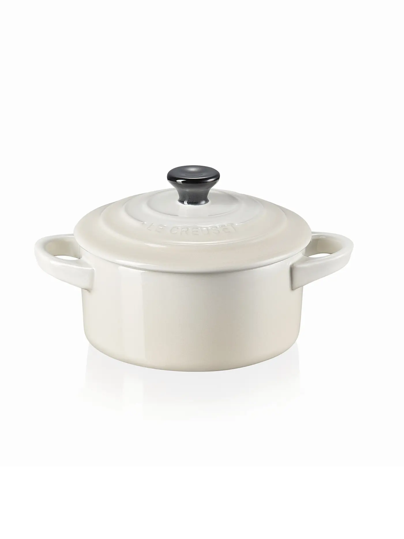 LE CREUSET | Mini-Cocotte "Poterie" 10cm  0,2L Meringue | creme
