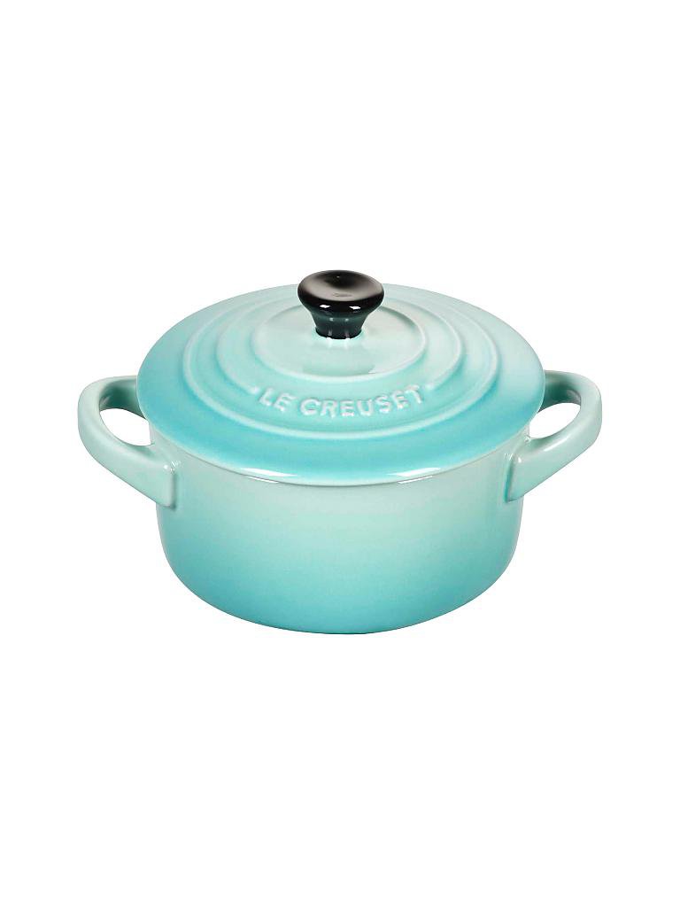 LE CREUSET | Mini-Cocotte "Poterie" 10cm (cool mint) 0,2L | türkis