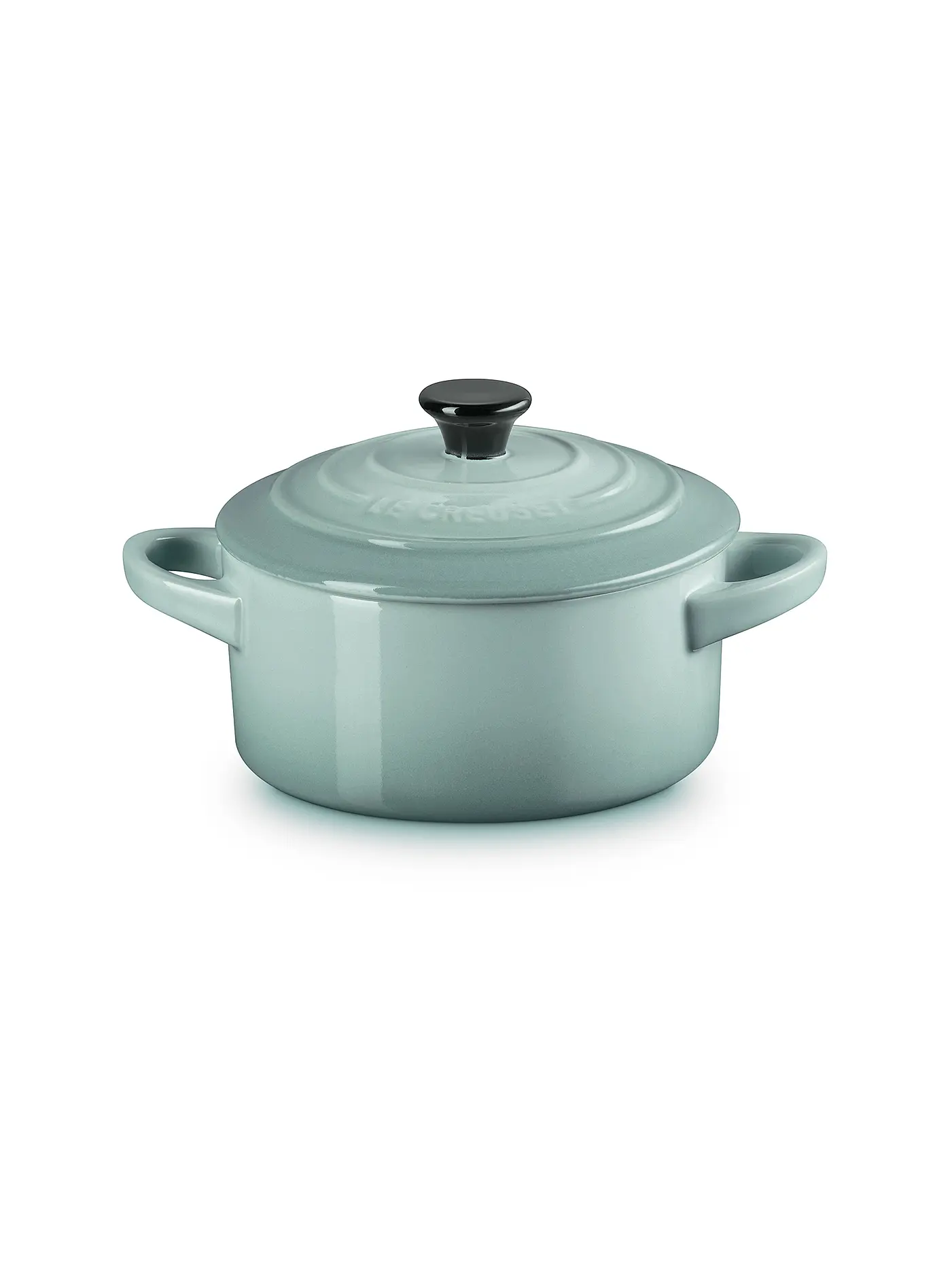 LE CREUSET | Mini-Cocotte POTERIE 10cm/0,2L Nectae | hellgrau