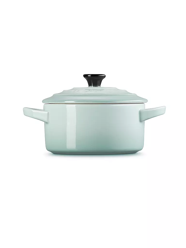 LE CREUSET | Mini-Cocotte POTERIE 10cm/0,2L Sea Salt | dunkelrot