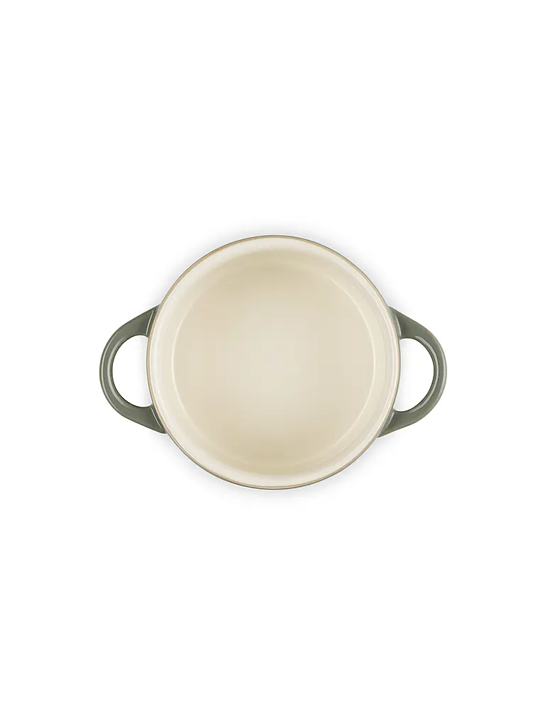 LE CREUSET | Mini-Cocotte POTERIE 10cm/0,2L Thyme | dunkelgrün